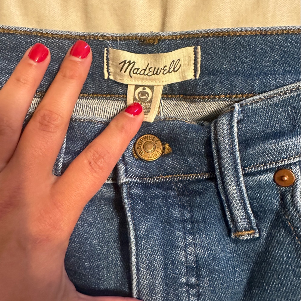 Madewell stovepipe Jean